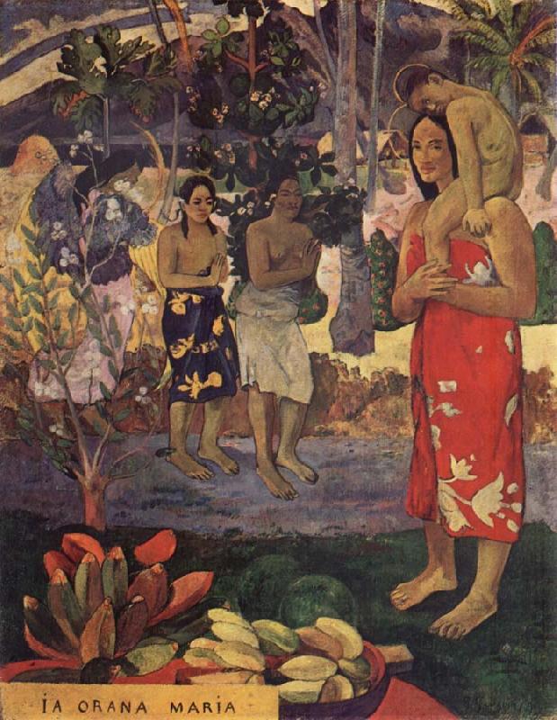 Paul Gauguin Ia Orana Maria Germany oil painting art